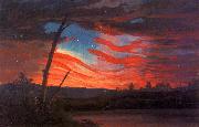 Frederic Edwin Church Our Banner in the Sky Sweden oil painting artist